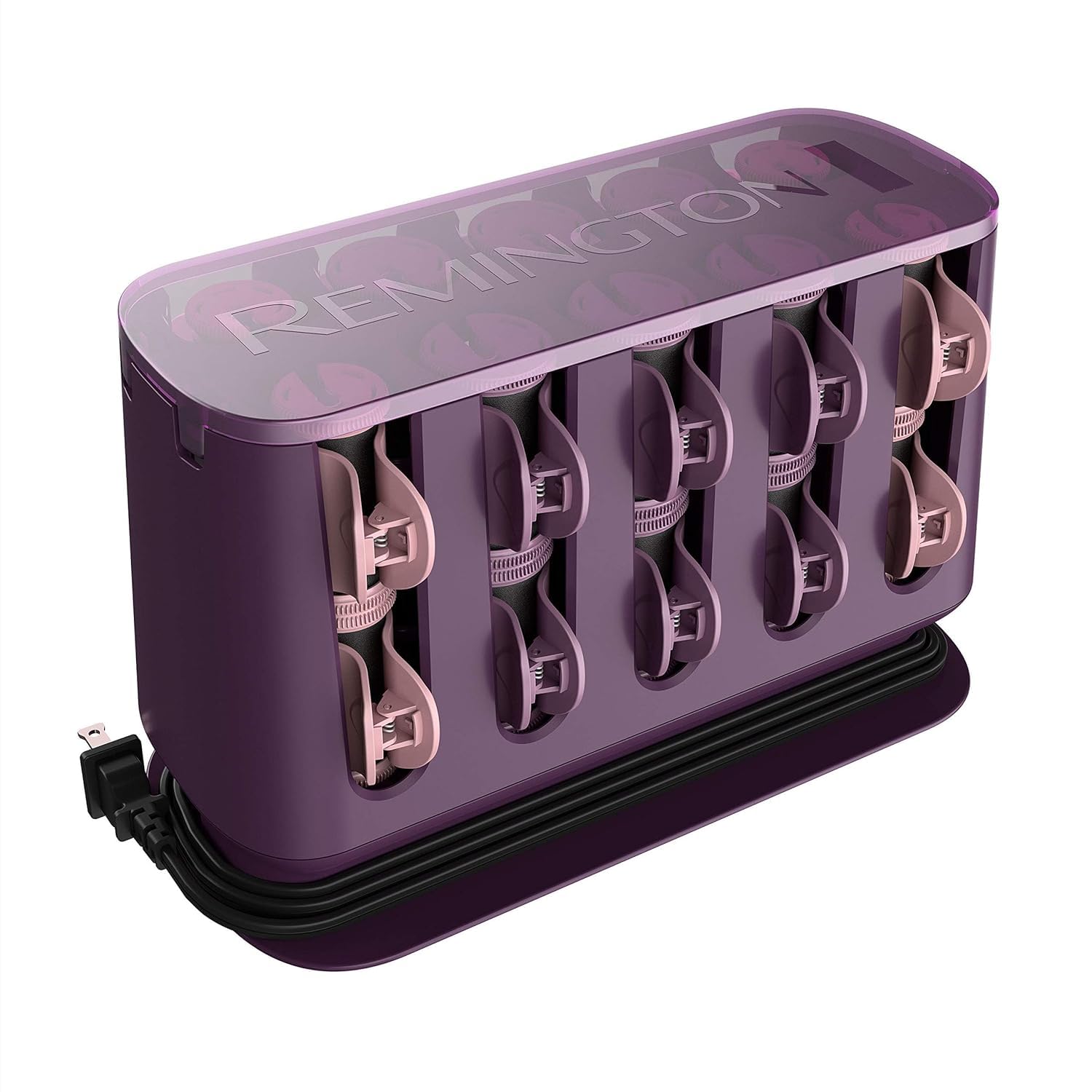 Remington Pro Hair Setter with Thermaluxe Advanced Thermal Technology, Rose, 1 Count | Ideal para todo tipo de cabello, crea rizos de larga duración, cuenta con tecnología térmica avanzada, incluye clips