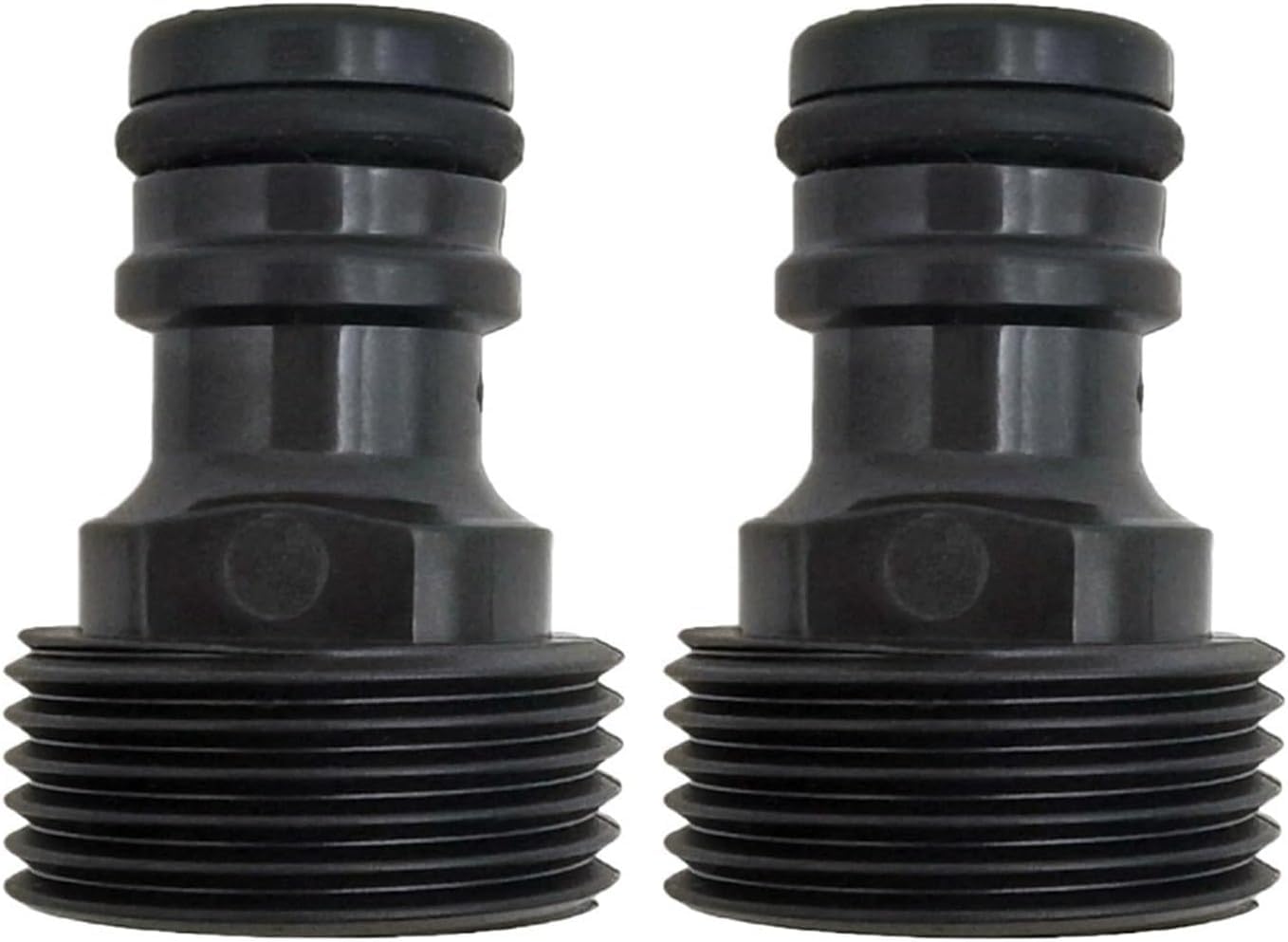 Wkhphmbeq Men's C-Euro-2Pcs 3/4 Inch Thread Hose Adapter, Quick Connector Nipple For Garden Hose, Drip Irrigation And Watering System, 2 Pack(C-Euro-2Pcs)