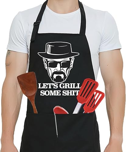 Miniatura 6 de Delantal para hombre para parrilla de barbacoa mejor Flippin' Farter I Mean Father divertido regalo para padre