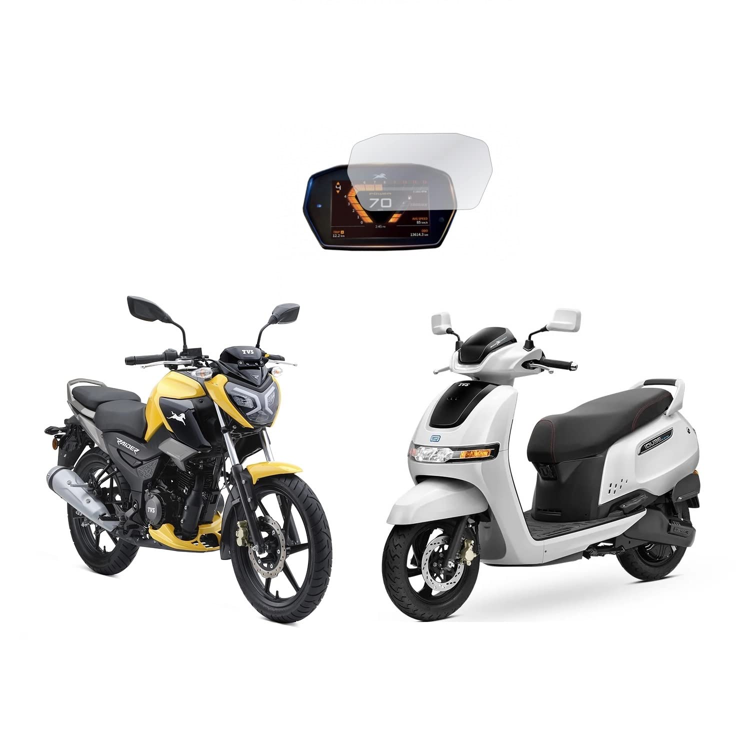 FriendZon 9H Nano Speedometer Scratch Guard Tempered Glass Screen Protector Compatible with TVS Raider 125 Smart Xonnect, TVS iQube EV (Pack of 2) (B0BS9LTD31) Amazon Price History, Amazon Price Tracker