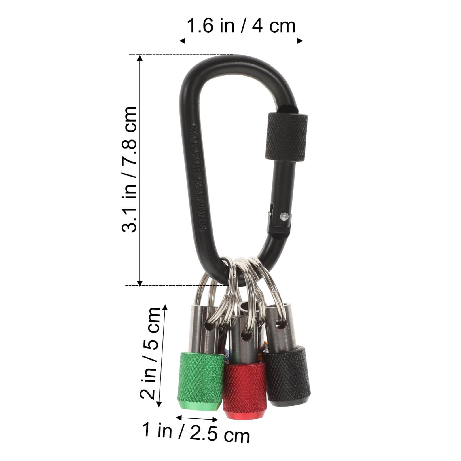BESTonZON 3sets Porta Punte Per Cacciavite Con Prolunga Portachiavi Pratico e Flessibile Per Punte Avvitatore Per Festività e Uso Quotidiano