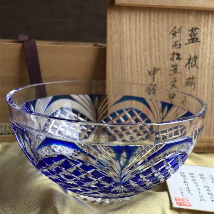 Amazon.co.jp: 薩摩切子 カメイガラス 中鉢 : おもちゃ