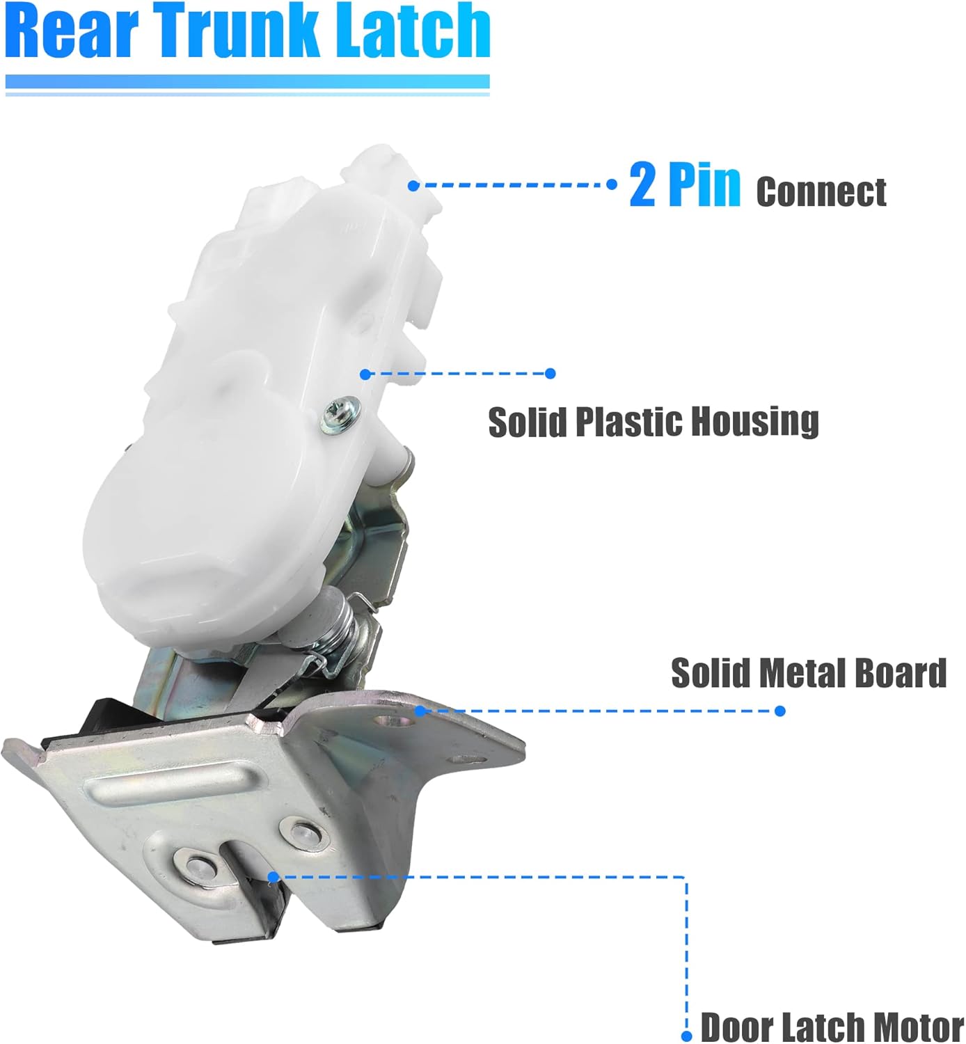 X AUTOHAUX Trunk Latch Lock Actuator 5808A079 for Mitsubishi Outlander 06-21 Engine Tailgate Door Latch Lock Actuator Motor