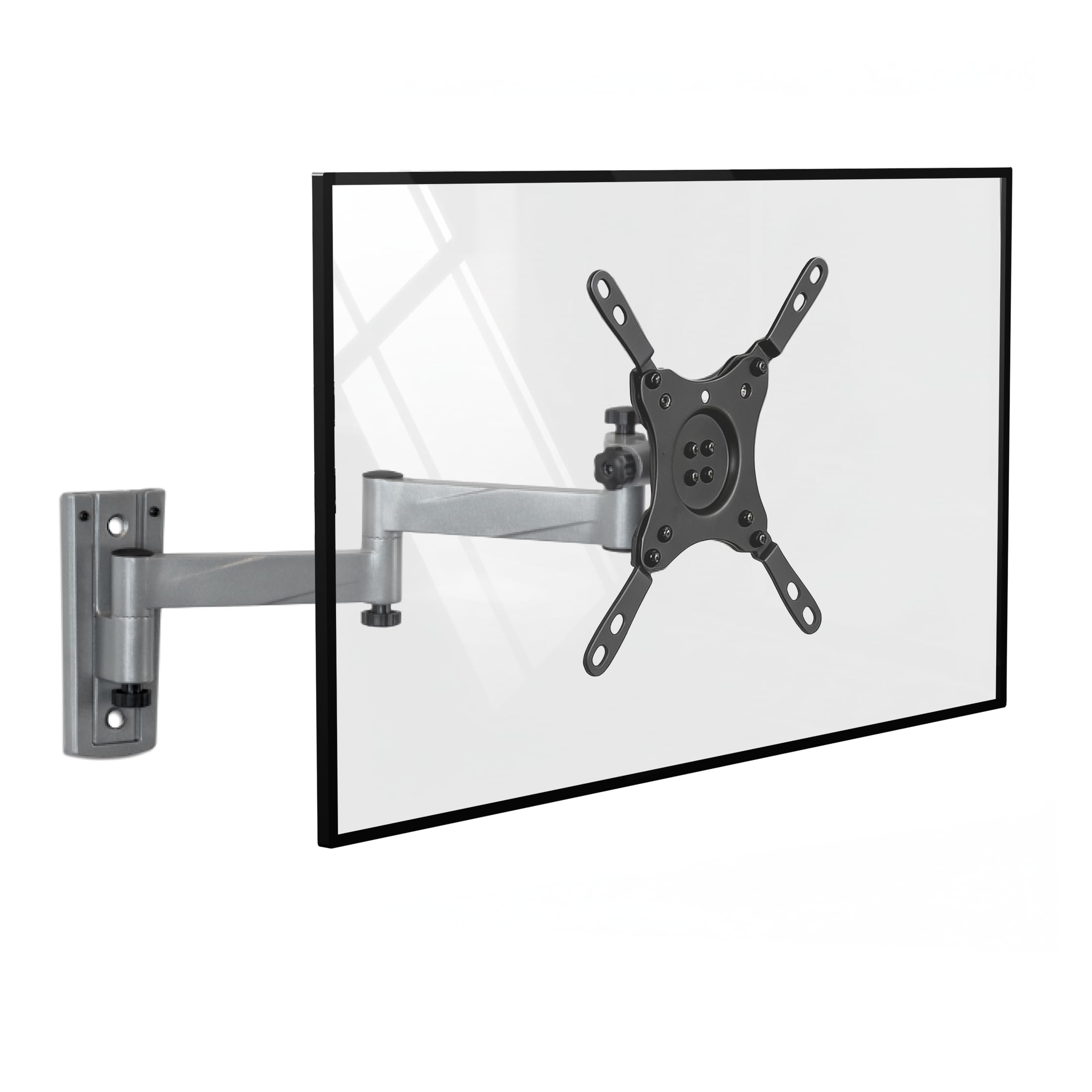 Mount-It! Supporto TV per camper, supporto da parete per TV full motion bloccabile progettato specificamente per camper o casa mobile Braccio singolo inclinabile e girevole 42 pollici max, capacità 33 libbre, compatibile VESA 200