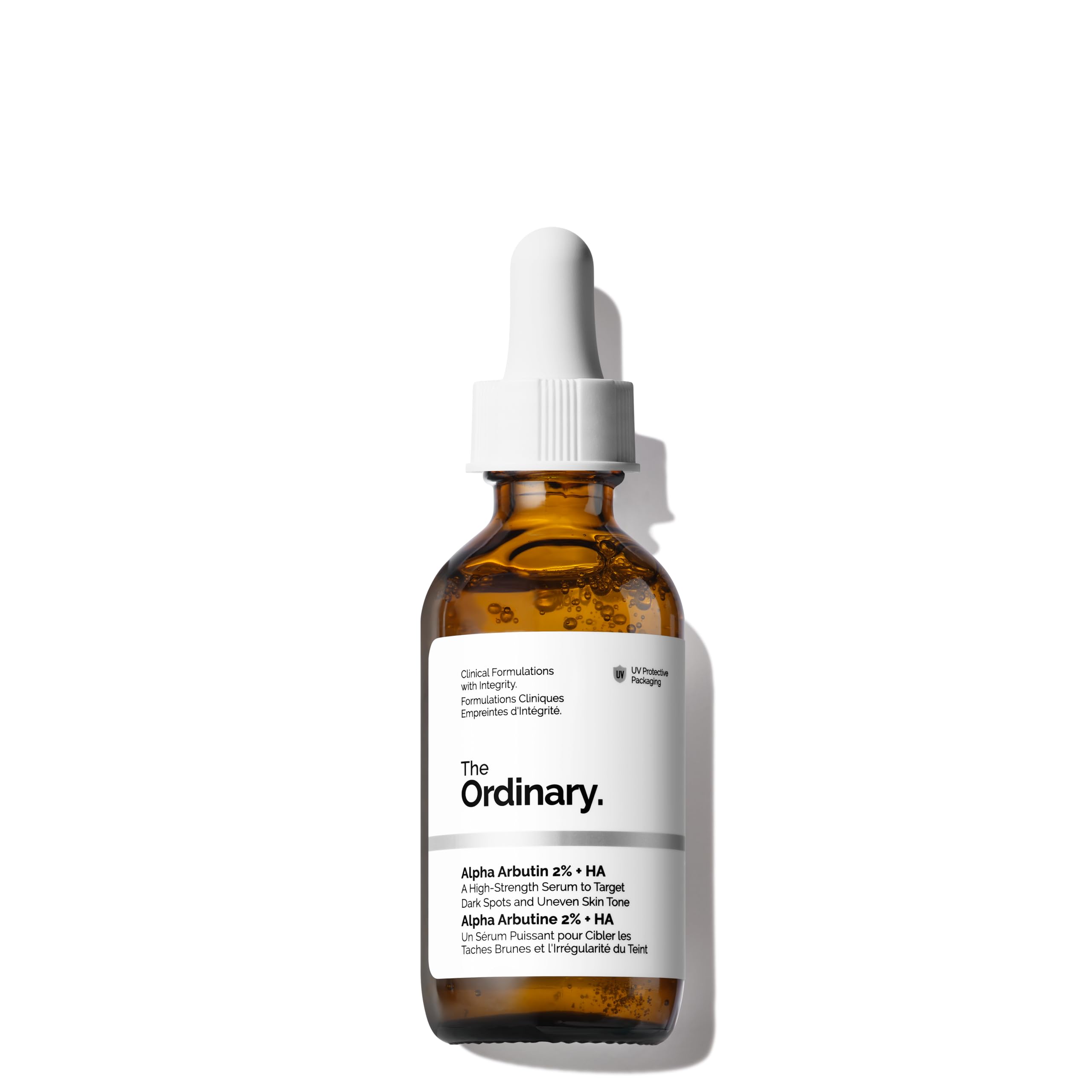 The Ordinary Alpha Arbutin 2% + HA, Brightens Skin and Targets Dark Spots, 60ml, Clear, 60 ml (Pack of 1)