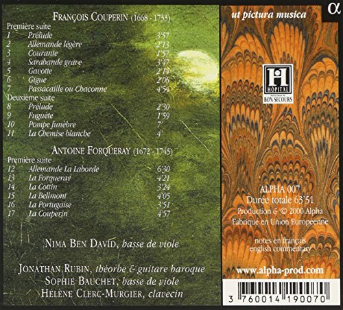 Pièces de violes – vue 2