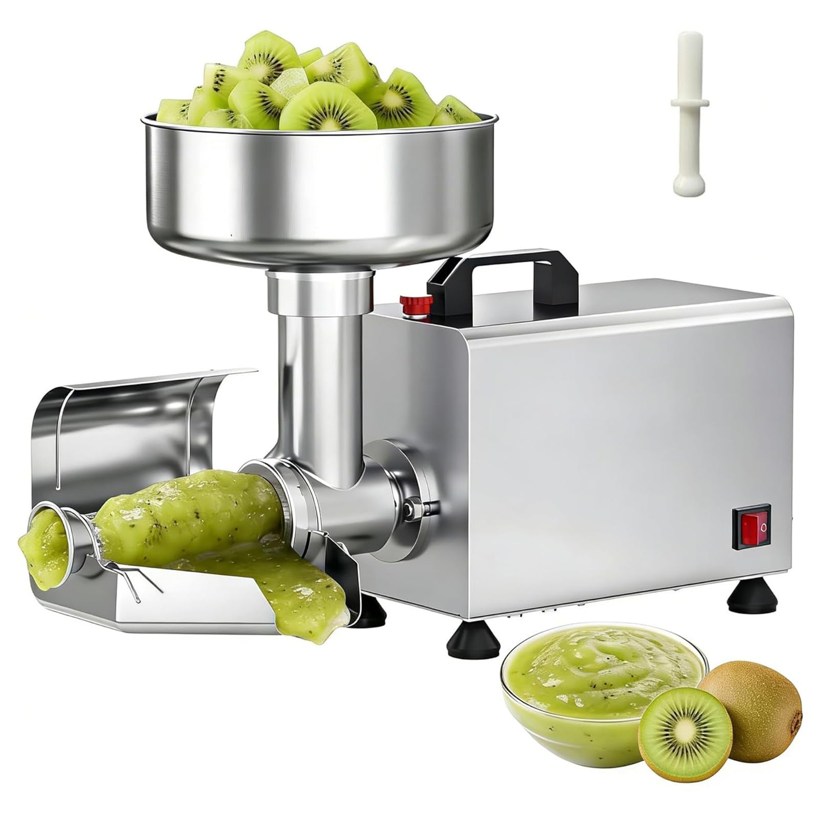 vanenferse Tomato Strainer & Sauce Maker, 450W Commercial Applesauce Maker Food Mill for Tomato Applesauce, Electric Tomato Strainer Machine Tomato Press and Sauce Maker for Food Sauces