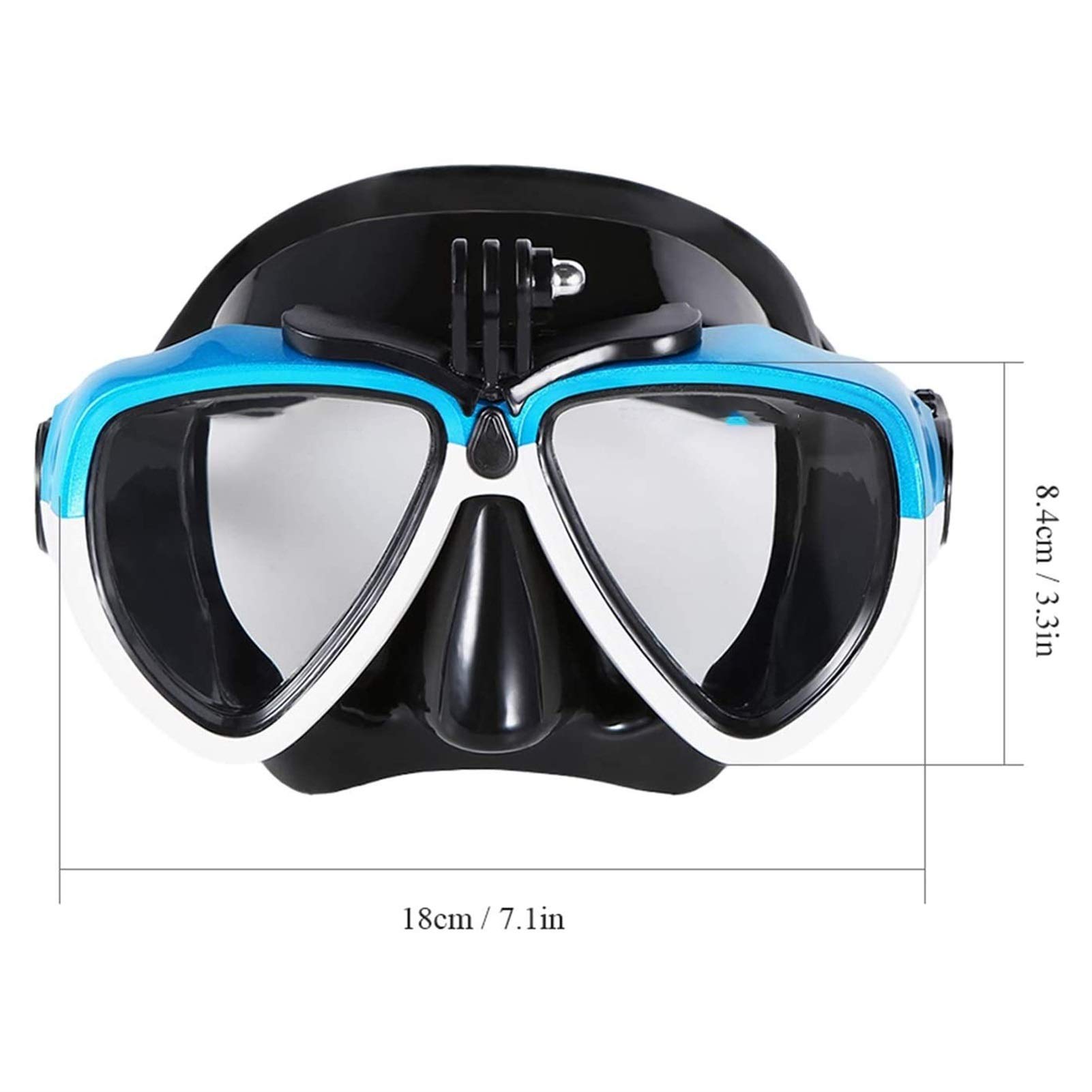 Máscaras de Buceo Gafas de natación Juego de Tubos de Snorkel seco Anti Niebla Gafas de Buceo Profesionales para Hombres Mujeres