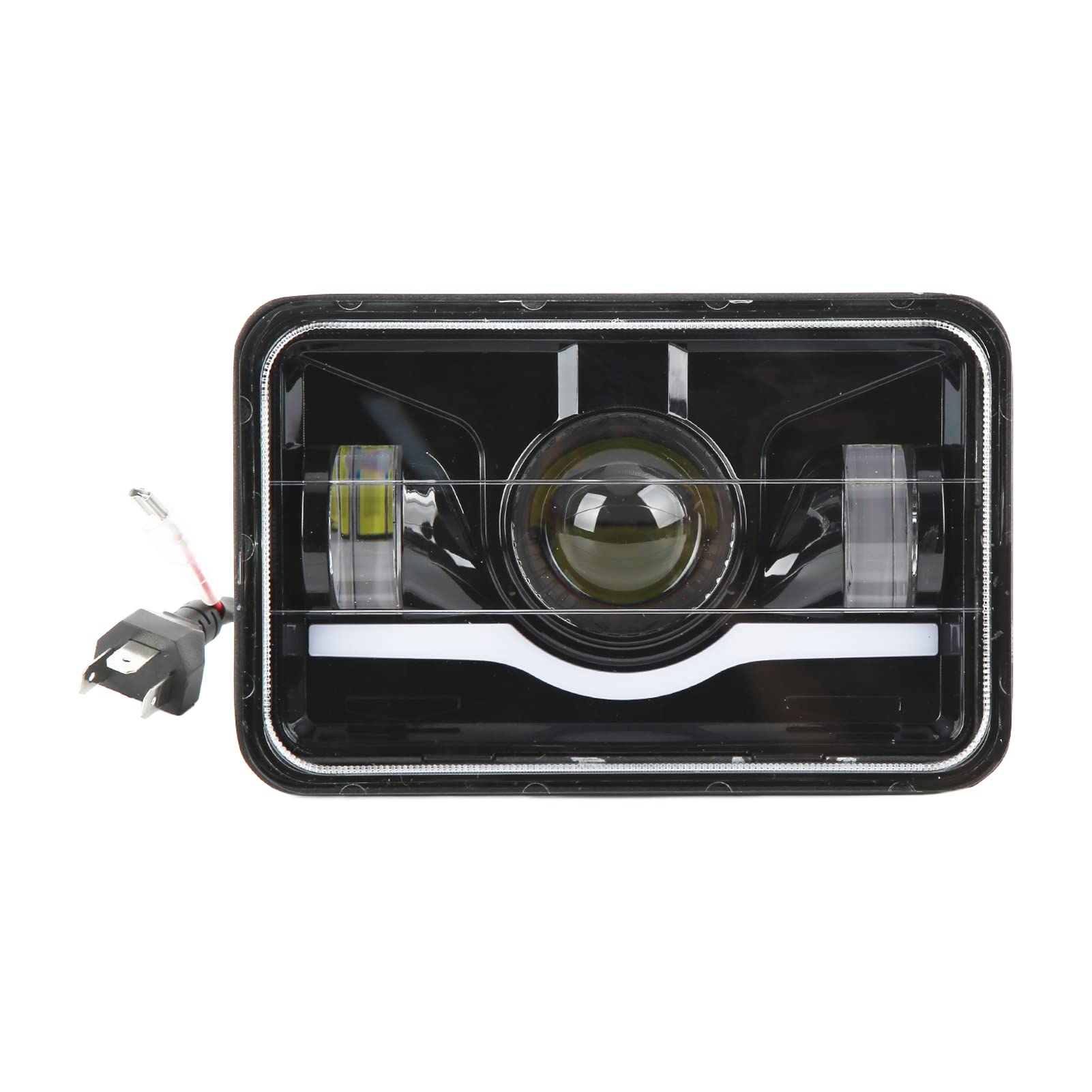 Faro a LED Quadrato, Faro Anteriore a LED Quadrato per Camion con DRL Abbagliante e Anabbagliante per Cherokee Limited Sport Utility 2015