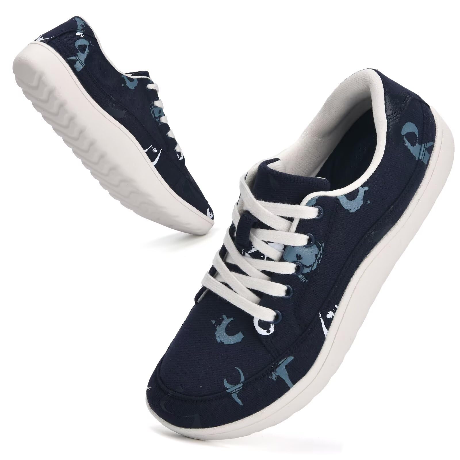 konhill Loafers für Frauen Slip auf Walking Schuhe Stricken