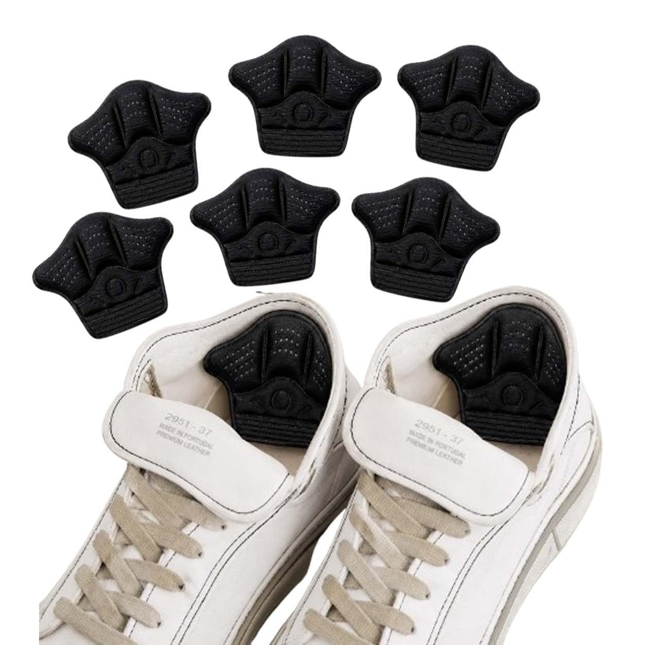 Pentagon Heel Grips for Loose Shoes, Men & Women, Black, 3-Pair | Self-Adhesive, Shoe Heel Cushion Inserts, Anti-Slip, Prevent Heel Slip & Blisters-image-14