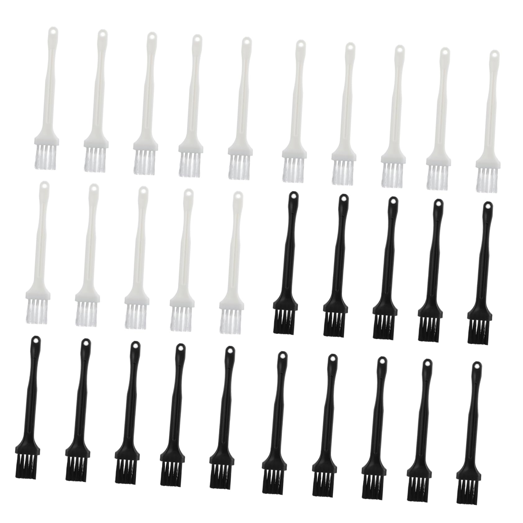 Healeved Men's Double Sided Beard Brush 30pcs Nylon Shaving Brushes for Men Hair Cutting Brush Gentle Cleaning for Salon Barber Use