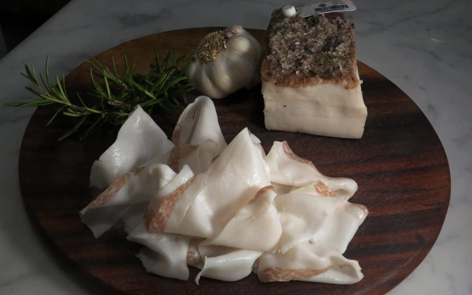 Mafalda Lardo di Colonnata IGP. Réserve spéciale. Affiné 8+ mois. 300 g