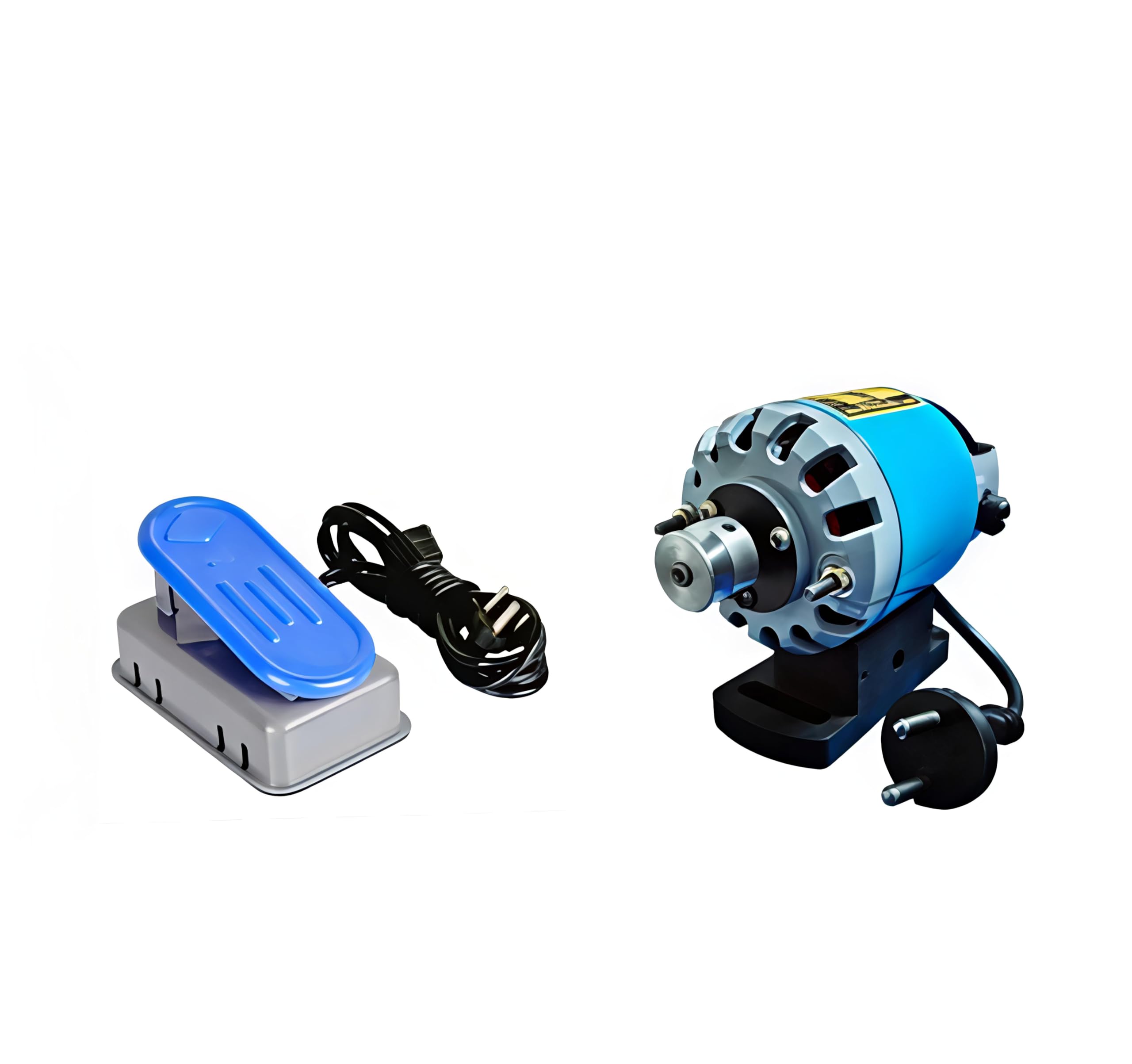 SPAN MINISPLUSBASE 1/12 HP motor with carbon for HALF & FULL SHUTTLE sewing machines.Double Coated Copper Rotor (6 months warranty +1 year extended support warranty)-image-36