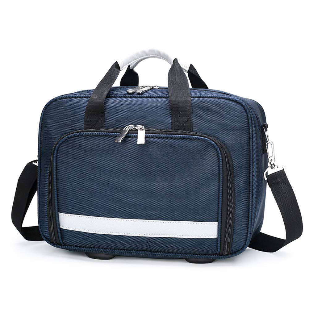 Bolsa de botiquín de primeros auxilios con correa para el hombro, kit de trauma de supervivencia de emergencia Almacenamiento en frío de insulina con compartimentos etiquetados, kit de rescate de