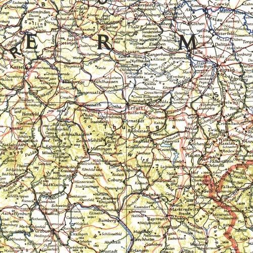 Miniatura 2 de National Geographic Segunda Guerra Mundial - Alemania y sus enfoques 1938-1939 - Serie de mapas históricos de pared - 33.5 x 26.25 pulgadas - Rollo