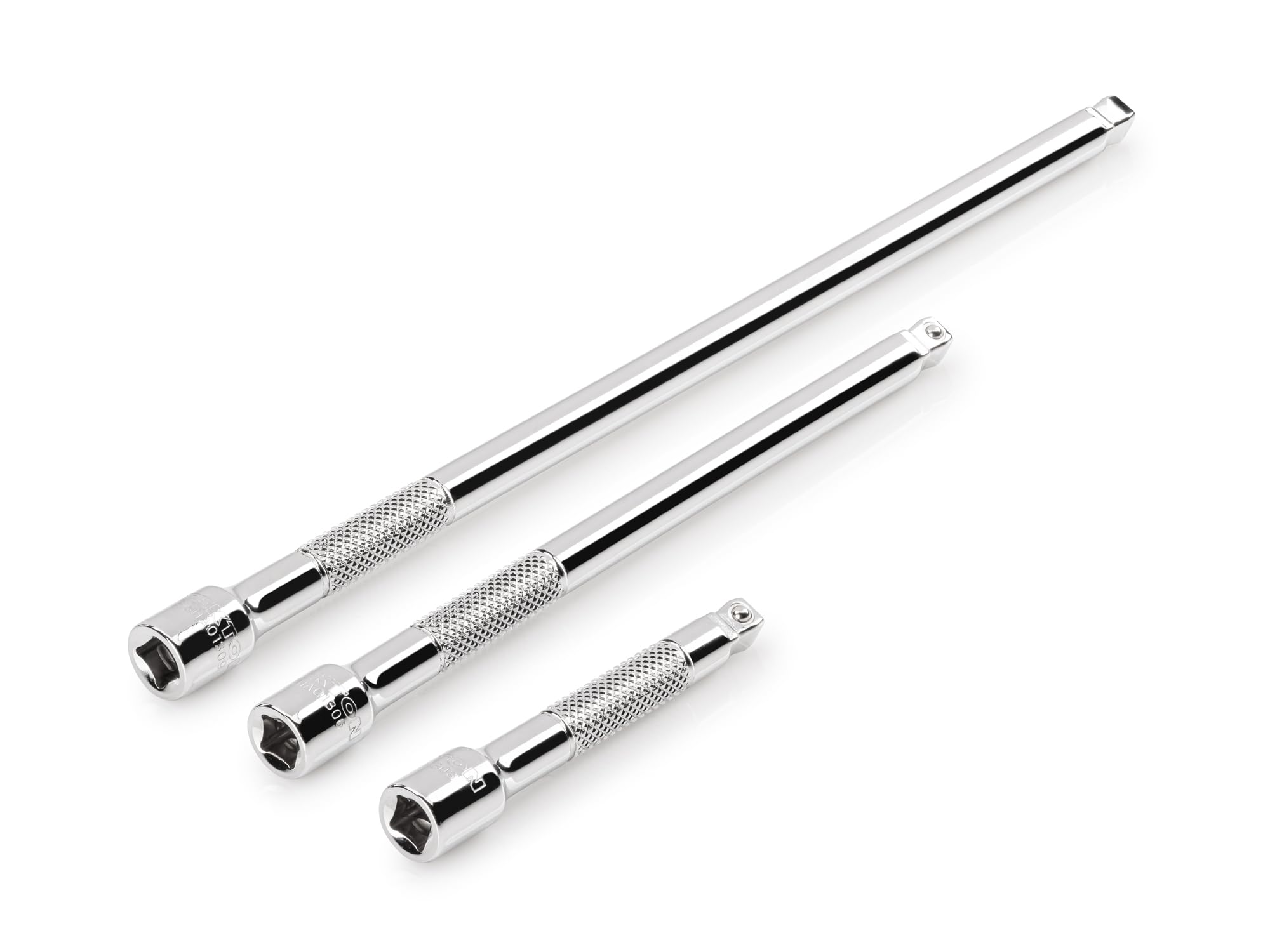 TEKTON 1/4 Inch Drive Wobble Extension Set, 3-Piece (3, 6, 9 in.) | SHA90011