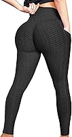Vista 6 de AIMILIA - Leggings deportivos sexys para mujer, de cintura alta, anti-celulitis, con control de abdomen y levantamiento de glúteos, ideales