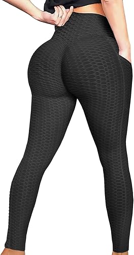 Miniatura 7 de AIMILIA - Leggings para mujer, levanta glúteos, anti celulitis, cintura alta, pantalones de yoga, entrenamiento, control de abdomen, mallas
