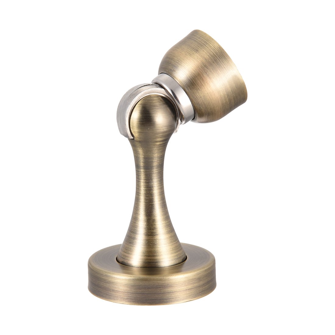 Topes para Puertas, Topes de Puerta, cuñas, bloqueadores, Soporte magnético Acero Inoxidable 201, Tornillo Tope, Montaje en Pared, Tono latón