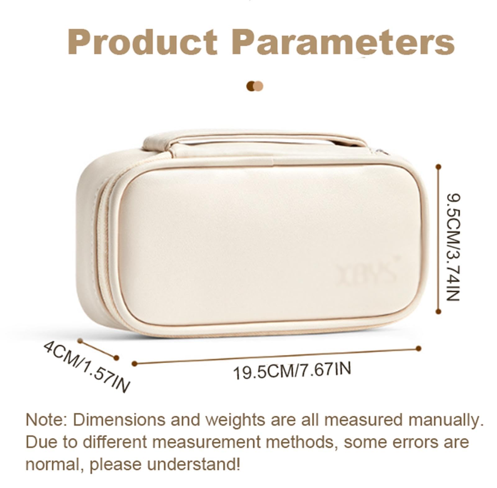 Soporte Portátil para Brochas de Maquillaje de Viaje,Bolsa de Cuero para Brochas de Maquillaje de Viaje,Bolsa de Almacenamiento Organizadora de Cosméticos Impermeable,Estuche para Neceser,B