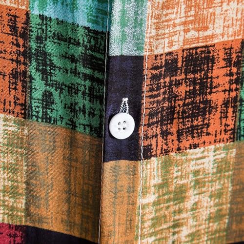 Image of LookMark Men's Cotton Blend Casual Printed Regular Fit Shirt