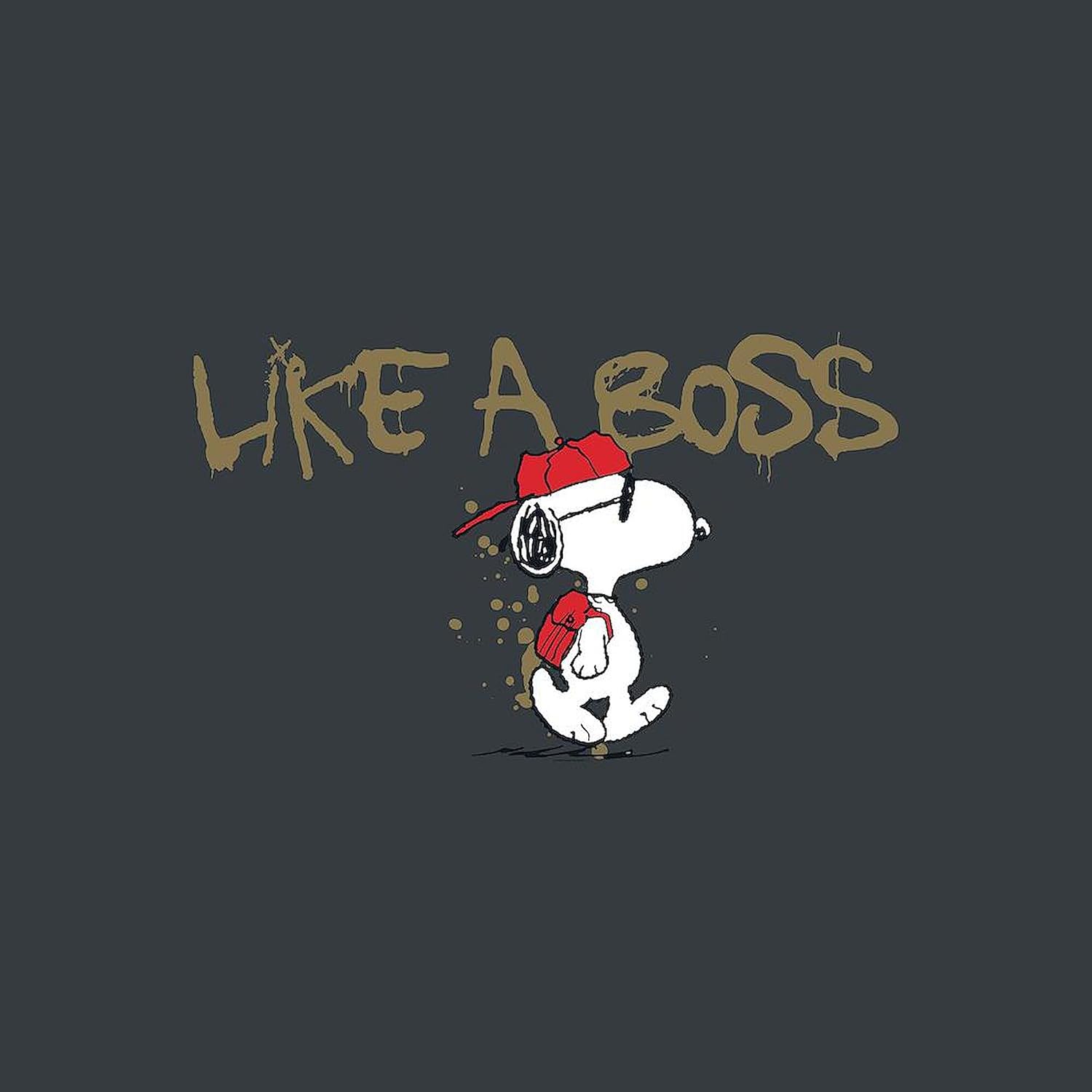 CafePress Snoopy Like A Boss Queen Duvet Cover, Printed Comforter Cover, Unique Bedding