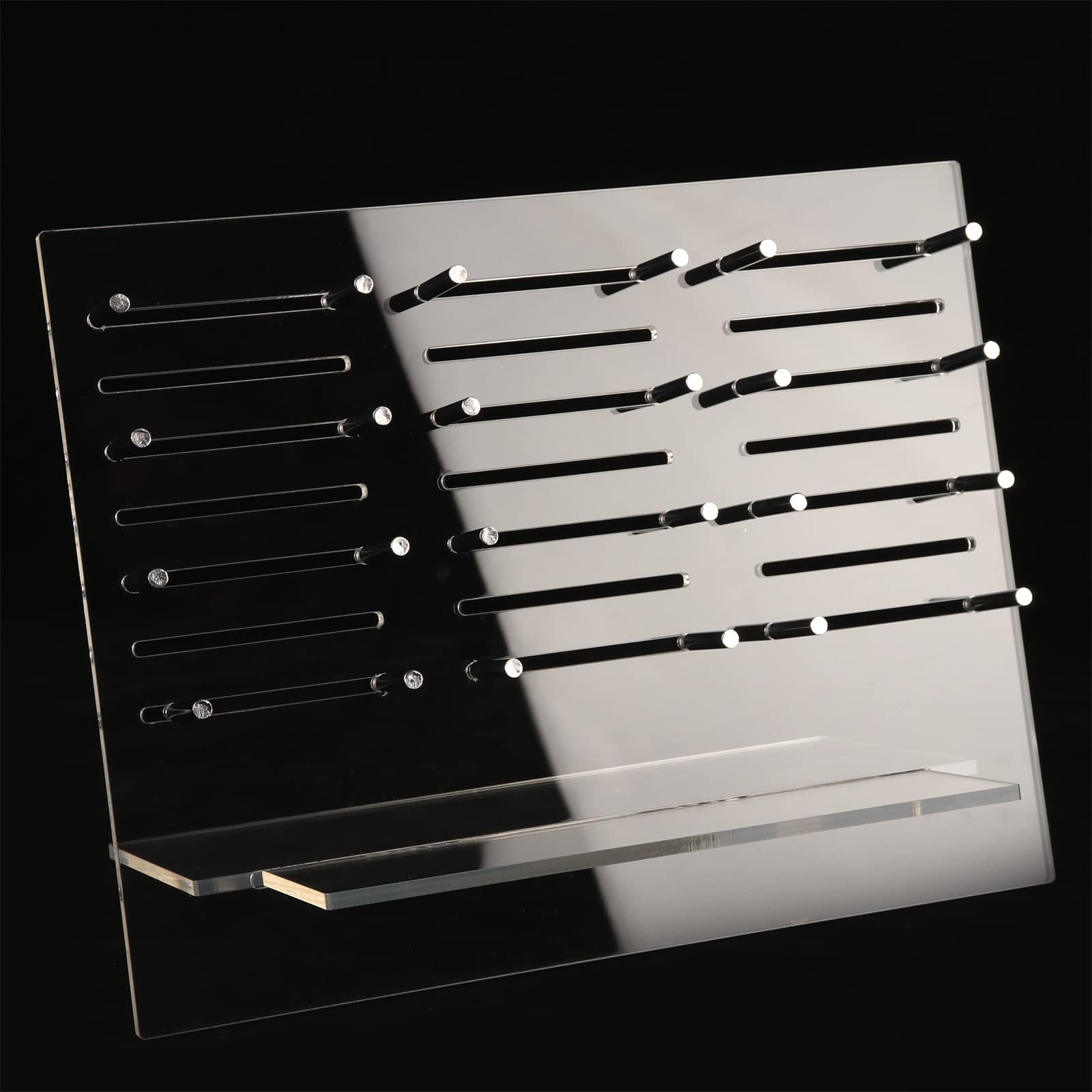Couteau Display Rack Pocket Knife Organizer Acrylic Rack (Transparent)