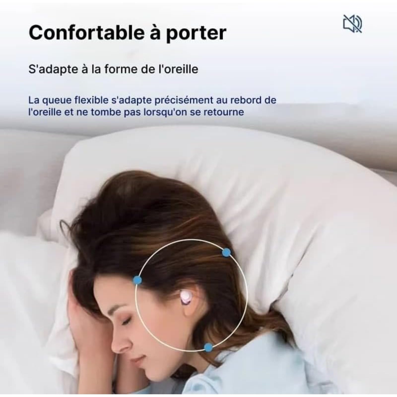 Budsnuji Bouchon Oreille, Bouchon D'oreille pour Dormir Réutilisables (1)