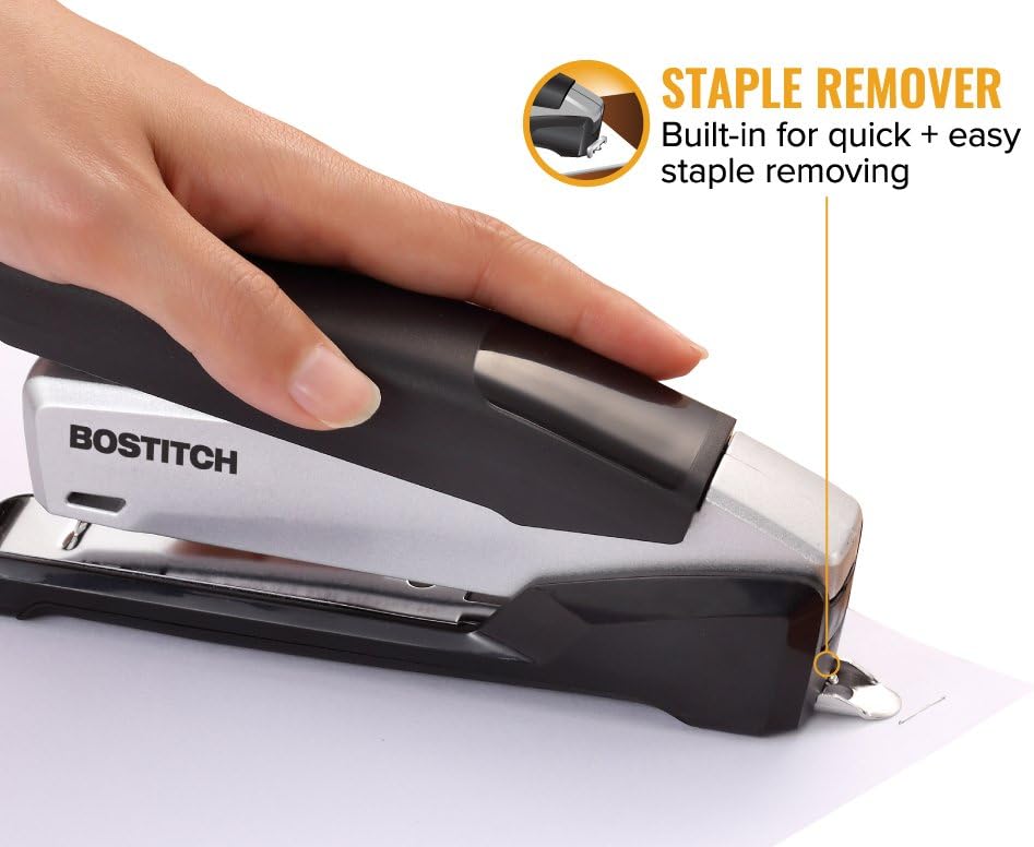 Office Executive Metal Desk Stapler, 1 Spring Powered Stapler,
