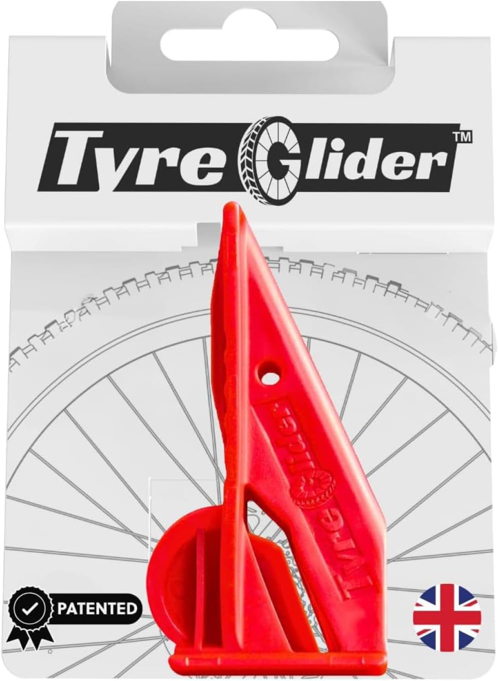 Tyre Glider - The Original Bicycle Tyre Lever | Suitable For All Tire Widths | Professional-Grade, Reinforced & Patented Bike Tire Tool | Made in the UK
