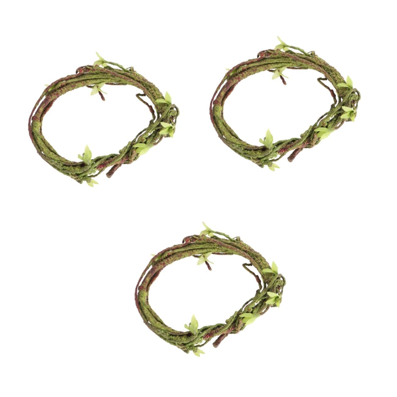 DOITOOL 3piezas Artificial De Rattan para Reptiles Simulación De Paisaje para Terrarios y