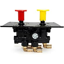 801631 MV-3 Dash Control Brake Valve, 3/8 in PTC, Compatible with Bendix | Replaces Bendix 801631/BX801631, 5013293, Freightliner BW5013293, Volvo BW801631 and Mack 745-5013293