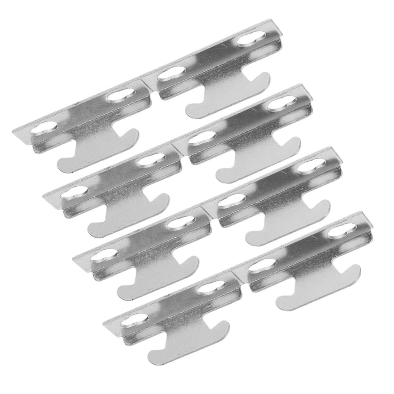 INOOMP 1 Set Curtain Rod Mount Brackets - Metal Blinds Holder Multi-Functional Wall Curtain Rod Hangers Supports for Various Window Treatments