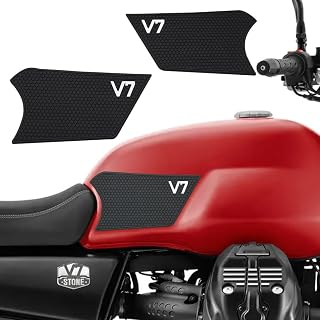 for Moto Guzzi V7 iii 850 2021 - Side Fuel Tank pad Tank Pads Protector Stickers Decal Gas Knee Grip Traction Pad Tankpad 2 PCS