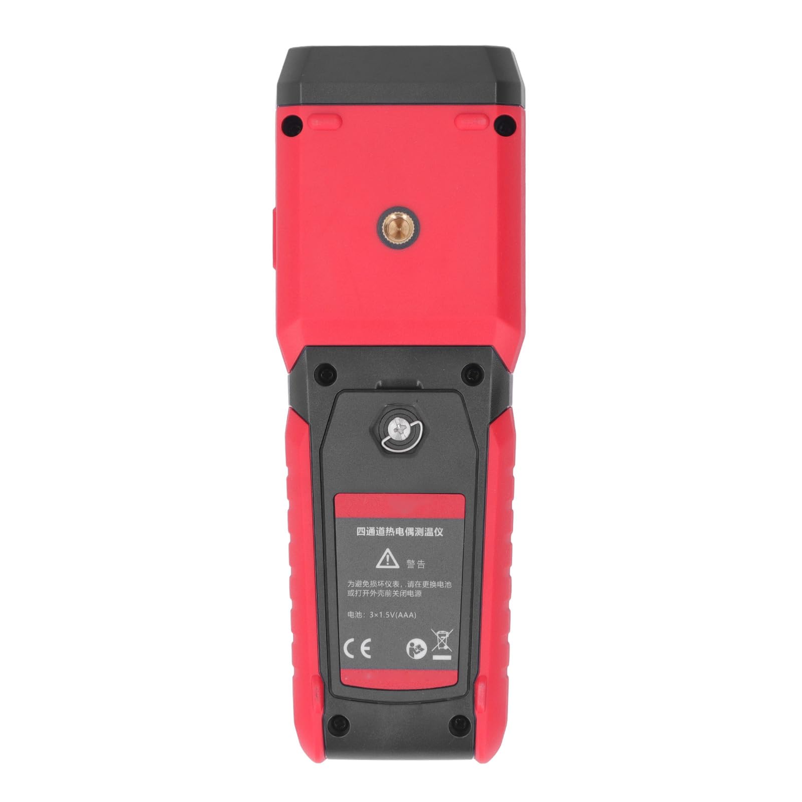 Marhynchus Termómetro Termopar Digital, Termómetro de Temperatura de 4 Canales Medidor ABS con 4 Sondas, 32°F a 3212°F Registro de Datos LCD Retroiluminado para Procesamiento de Acero Plástico