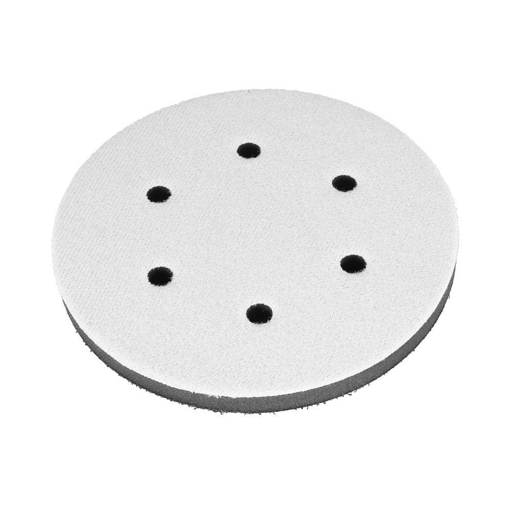Almohadilla De Esponja Para Pulidora 150mm – Suave, Con Velcro, Reduce Vibración Y Ruido, Para Máquinas Eléctricas O Neumáticas