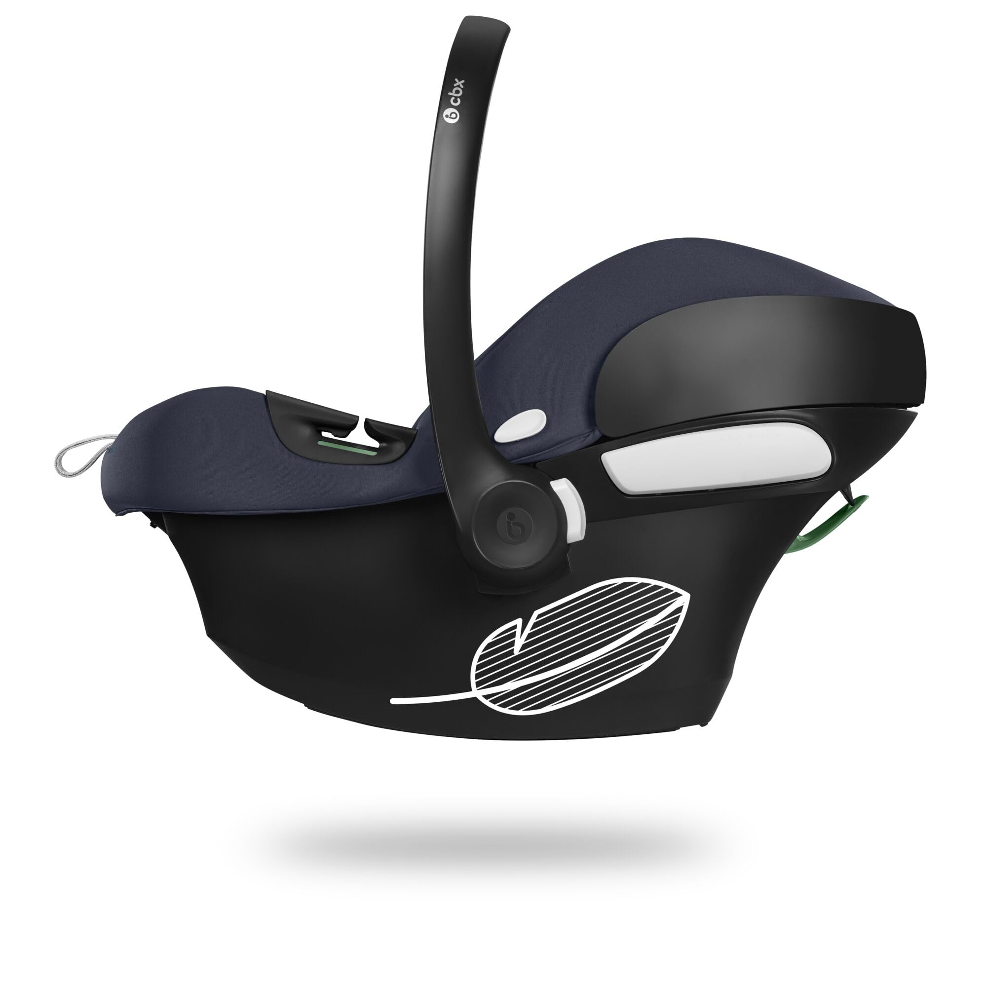 CBX by CYBEX Babyschale Aton B2 i-Size mit Base One, Inkl. ISOFIX-Basis und Neugeboreneneinlage, SensorSafe kompatibel, Ab Geburt bis ca. 24 Monate, Max. 13 kg, Blau