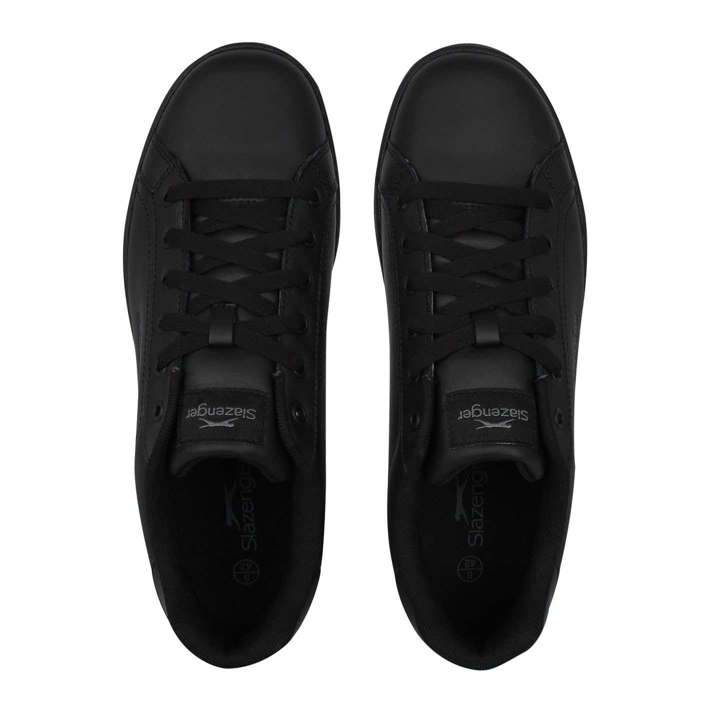 Slazenger Zapatos casuales de deporte de diseño simplista de encaje de ceniza para hombre