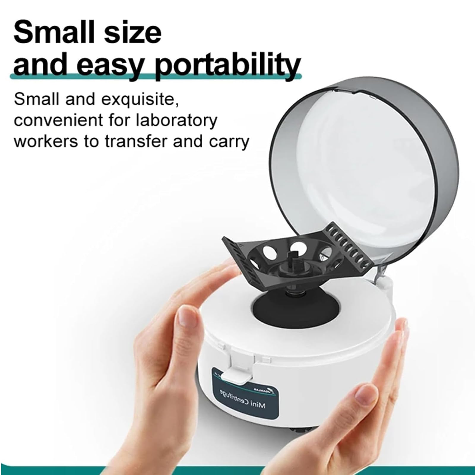 Minicentrífuga De Laboratorio Para Tubo De Centrífuga De 0,2ml O 2ml, 980xg / 3013xg, Inicio Con Tapa Cerrada/Parada Con Tapa Abierta,4000RPM