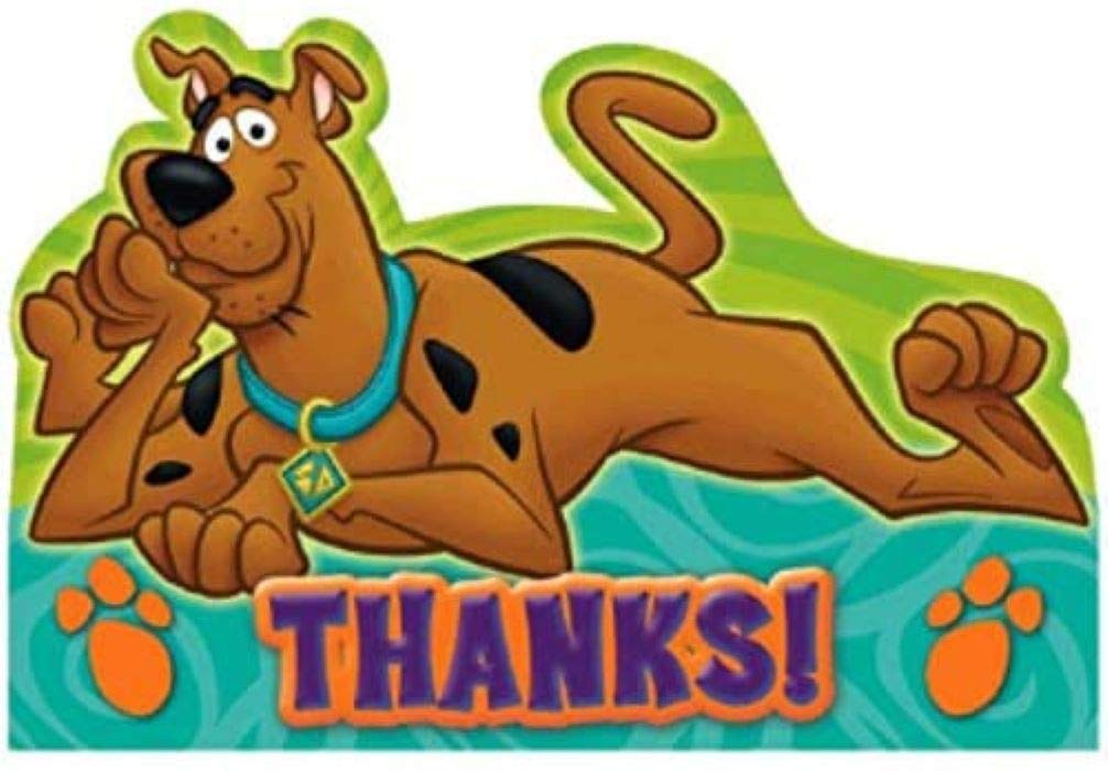Amazon.com: amscan Postcard Thank You Cards | Scooby-Doo Collection ...