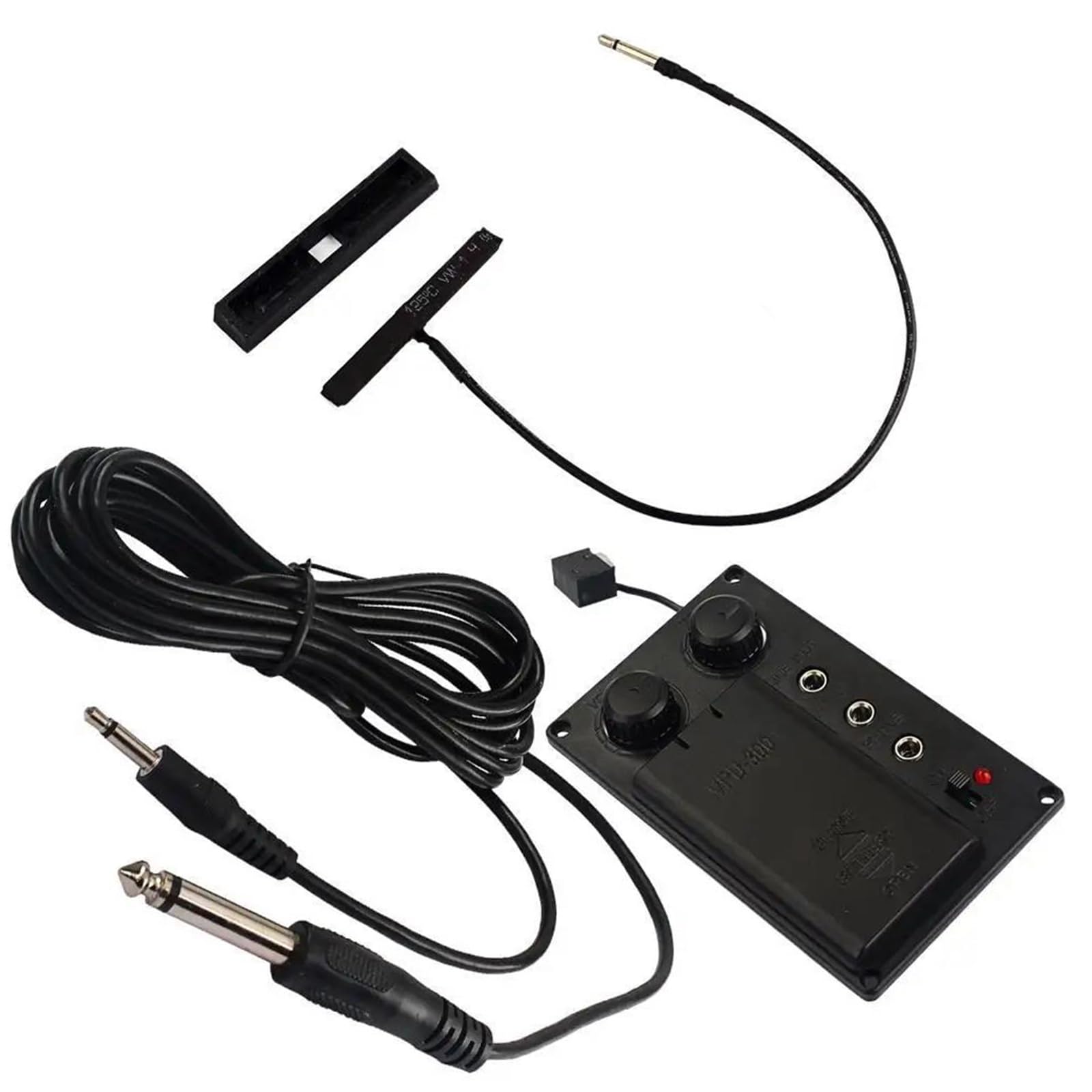 Juego De Accesorios Para Violín Pastilla De Ecualizador Para Violín Preamplificador Cable De Salida Piezoeléctrica Accesorios Profesionales