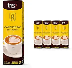 3 Corações Pack Cápsula De Cappuccino Doce De Leite Havanna TRES - 40 un.