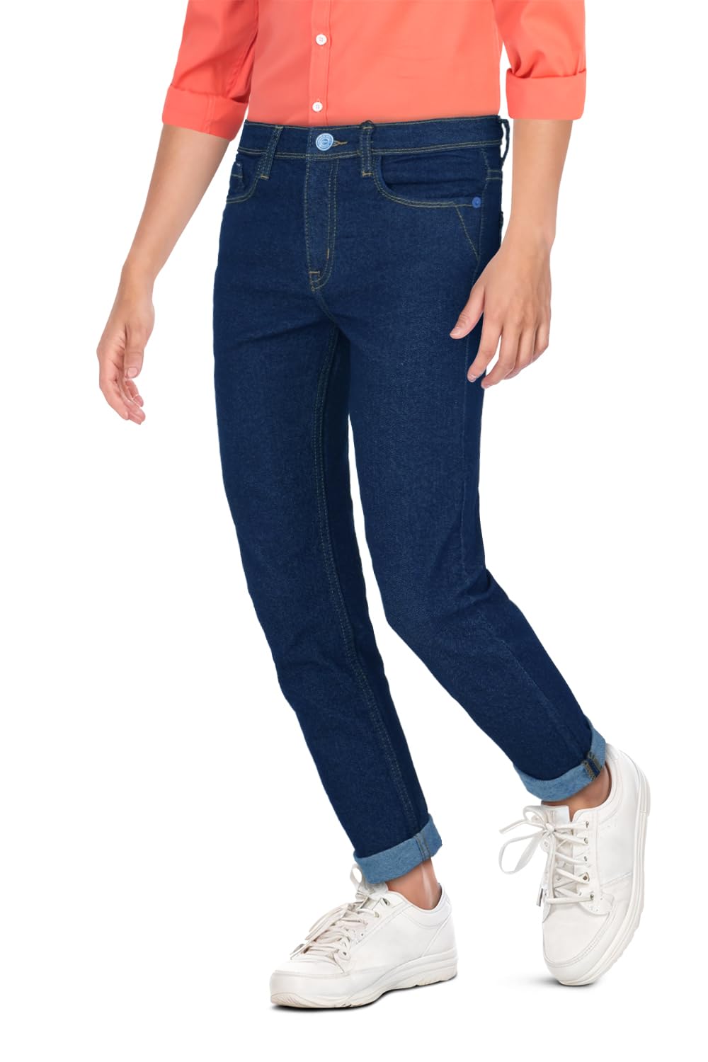 Allen Solly Boy's Slim Jeans (ABDNCSLBX34780_Blue - Image 3 thumbnail