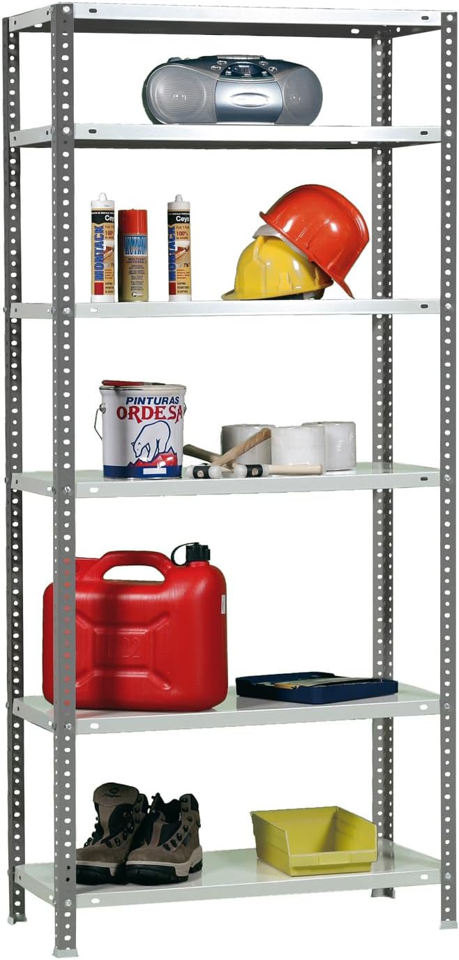 Simonrack Metal Shelf with Comfort 6/300 Anthracite/White Screws