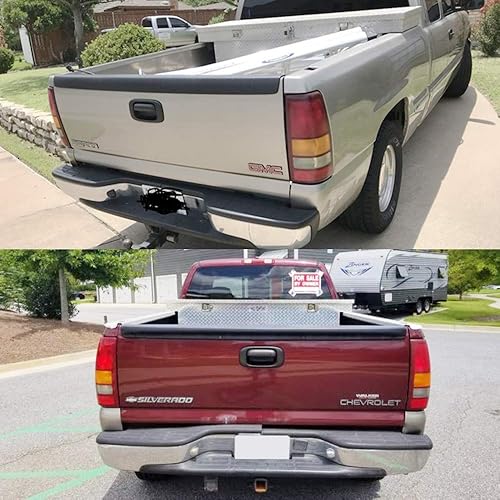 Vista 13 de IRONTEK Bisel de repuesto negro para manija de puerta trasera compatible con Chevrolet 99-07 Silverado 1500/Silverado 2500, para GMC 99-07 Sierra