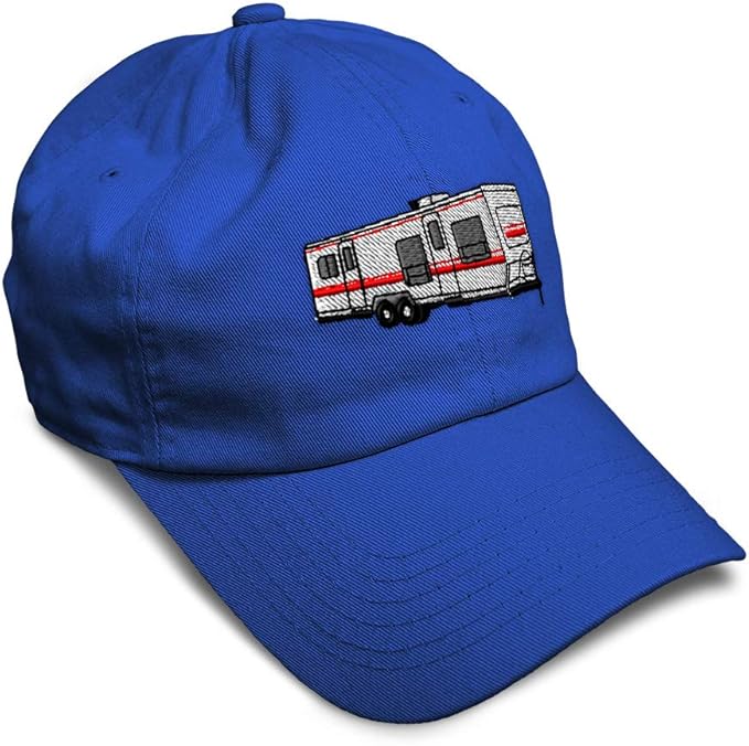 Soft Baseball Cap BallHitch Trailer Embroidery Cars & Transportation Rvs Twill