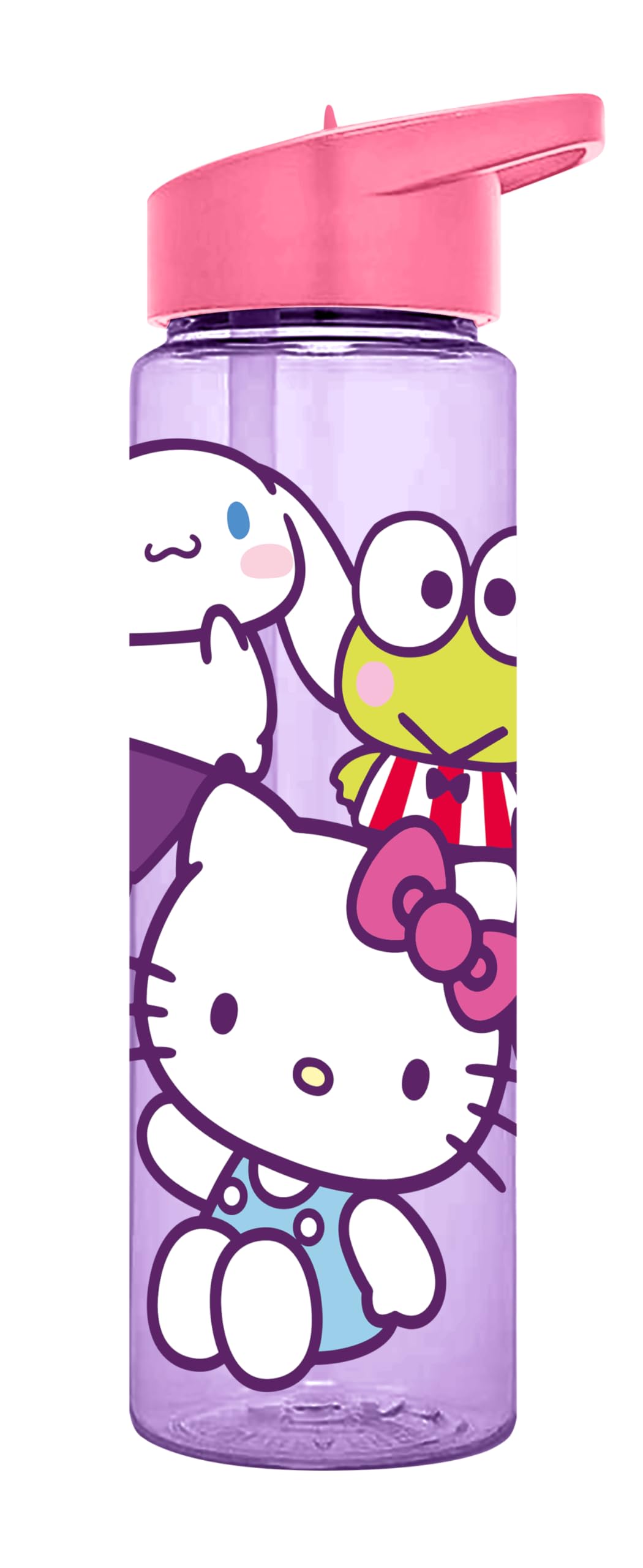 Kids Euroswan Sl Multicolour Hello Kitty Leak Proof Water Bottle With Straw
