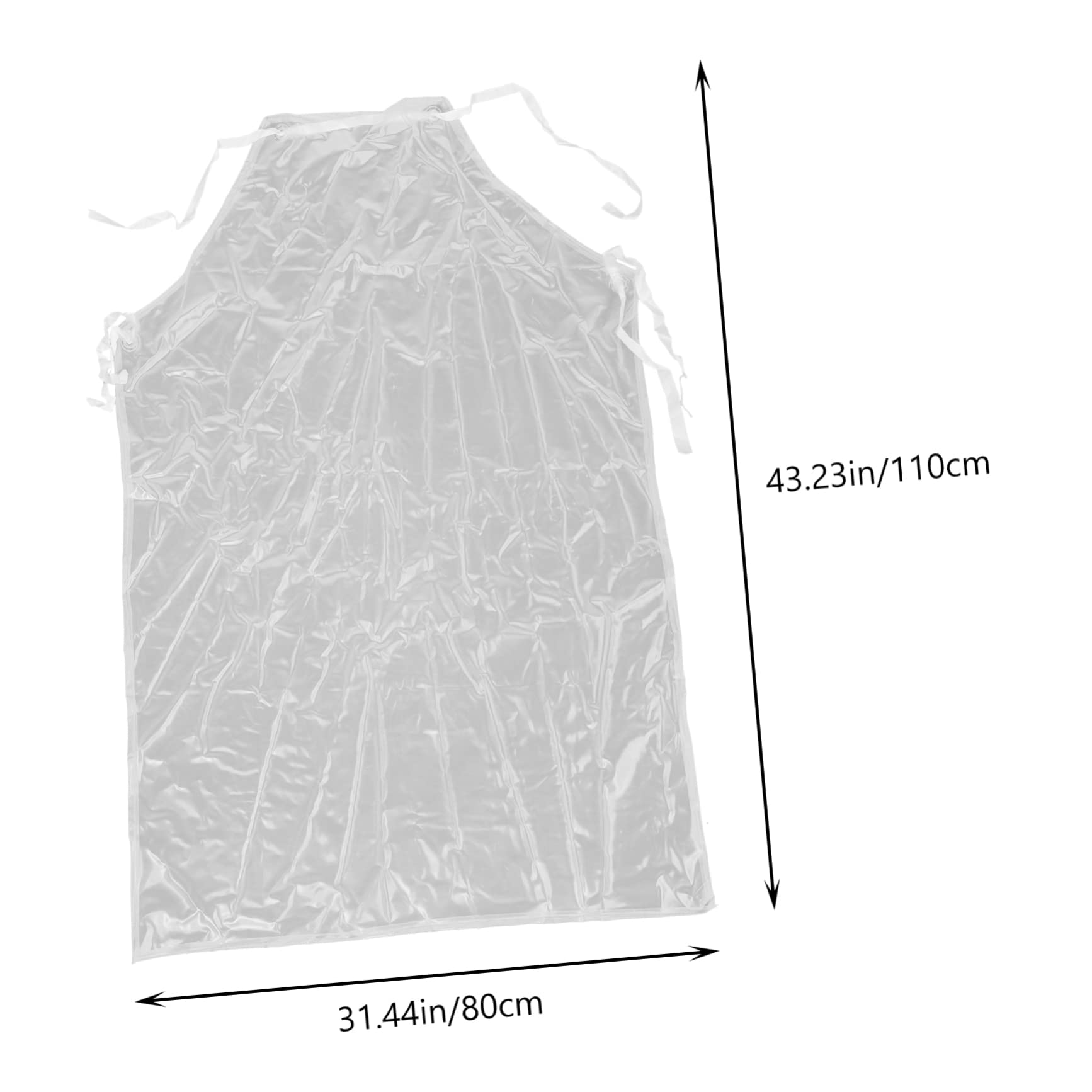 Garneck 1 Set Waterproof Transparent Apron Aprons Clear Bbq Apron Work Apron Bulk Aprons Throw Aprons Kitchen Apron Dishwasher Apron Clear Server Aprons Dish Apron Aprons Adults Pvc