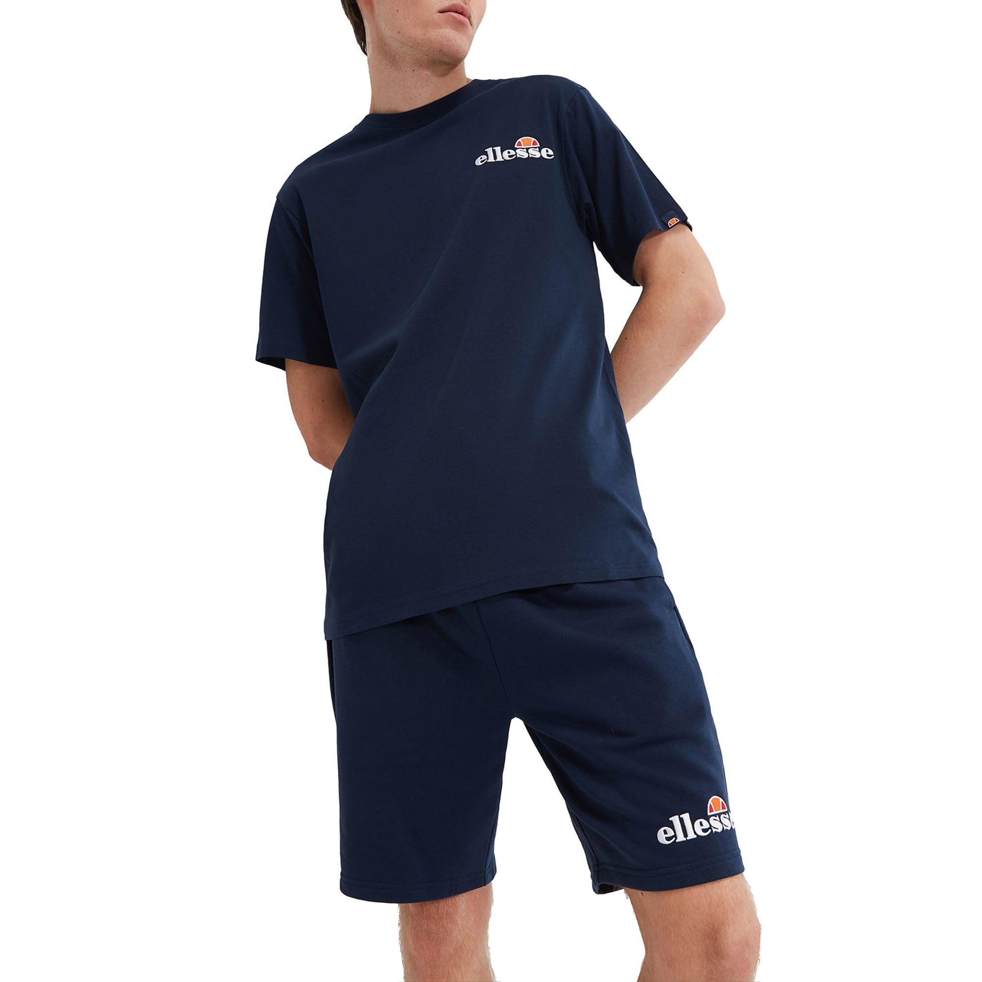 ellesse Men's Voodoo T shirt, Navy, XS UK
